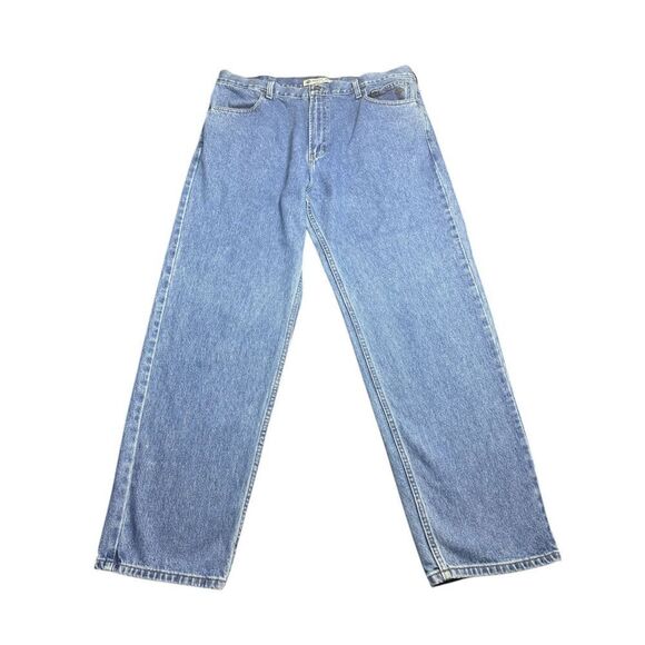 Harley Davidson Mens Vintage Jeans Straight Leg Medium Wash 40 X 32 Y2K Biker - Picture 1 of 9